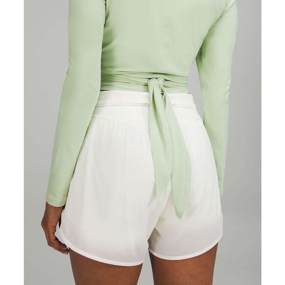 NWT Lululemon Time to Restore Nulu Long Sleeve Shirt Creamy Mint - Picture 3 of 9